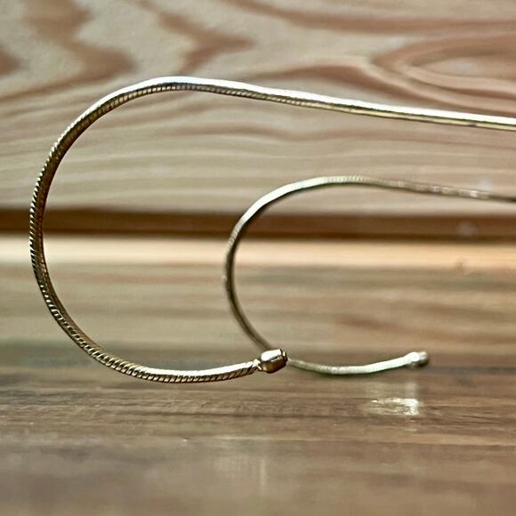 Vintage 70s Aviator Sunglasses Cable Temple Wrap Ear Gold Metal Frame Brown Lens main image 15